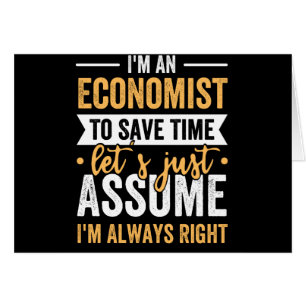 Je suis un économiste pour gagner du temps Supposo