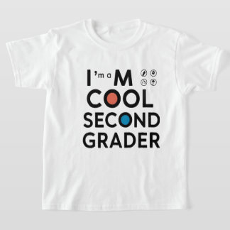 Je suis un élève cool de deuxième année - T-Shirt 