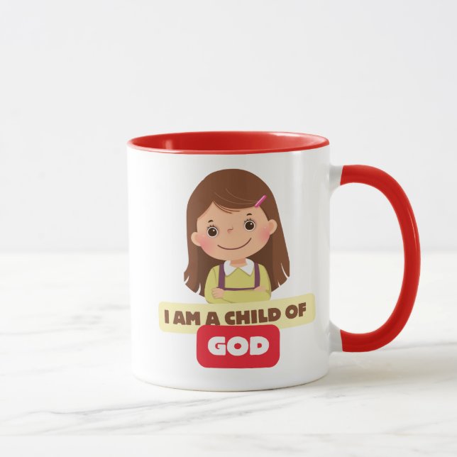 Je suis un enfant de DIEU Mug (Droite)