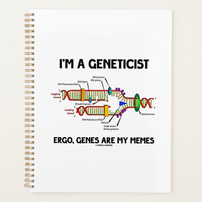 Je suis un généticien Les gènes Ergo sont mes mème (Devant)