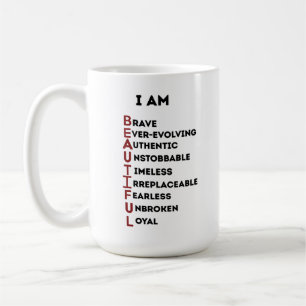 JE SUIS UN MAGNIFIQUE MUG EN CÉRAMIQUE BLANC CLASS