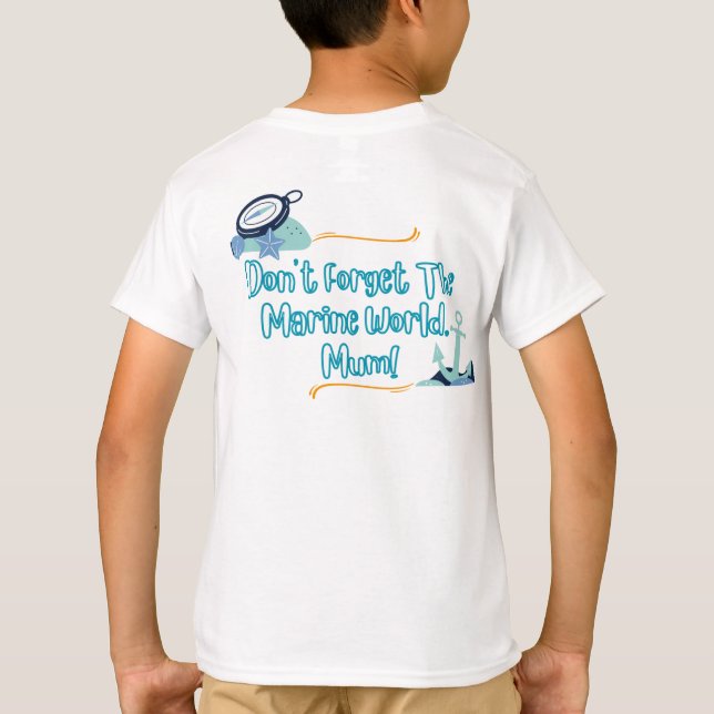 Je suis un peu... DAUPHIN! T-shirts pour enfants (Dos)