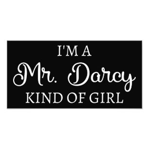 Je suis un Poster Mr Darcy Genre de Girl I