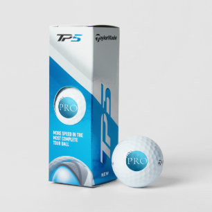 JE SUIS UN PRO - Balle de Golf Bleue Personnalisée