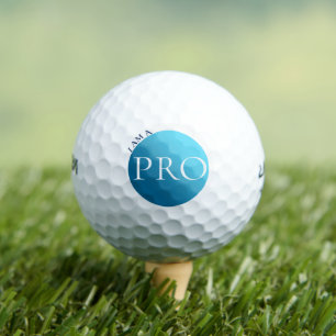 JE SUIS UN PRO - Balle de Golf Bleue Personnalisée