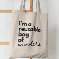 Je suis un sac réutilisable plein de merveilles Dr