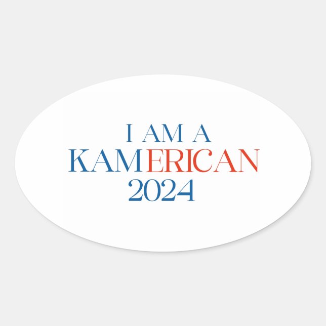 JE SUIS UN STICKER KAMÉRICAIN (Devant)