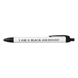 Je suis un stylo à encre d'archivage noir
