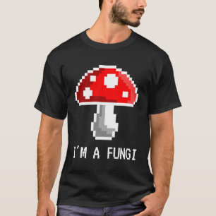 Je suis un T-shirt de champignon de pixel de