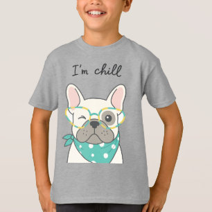 Je suis un T-shirt de French Bulldog mignon et coo