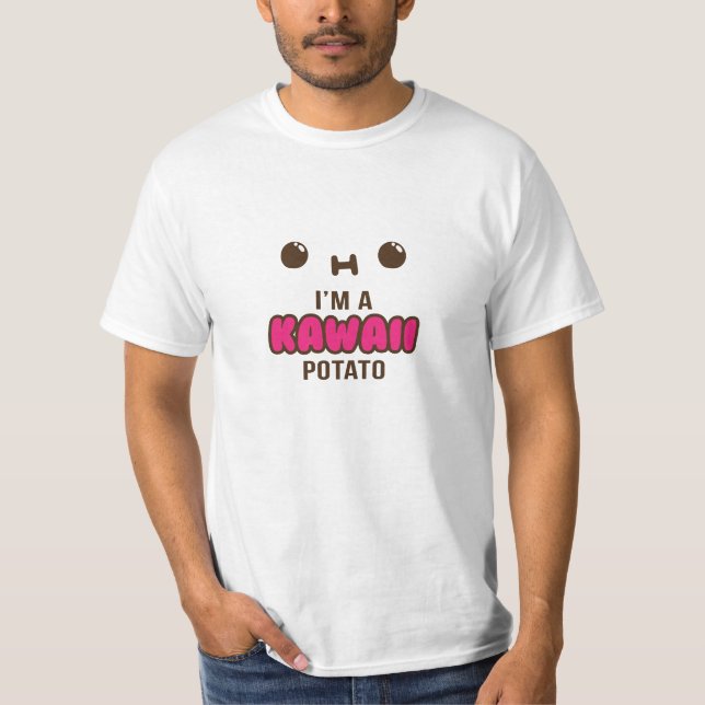 Je suis un T-shirt de pomme de terre de Kawaii (Devant)