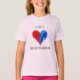 Je suis un T-shirt d'enfants de guerrier de coeur