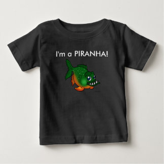 Je suis un T-shirt d'enfants de piranha