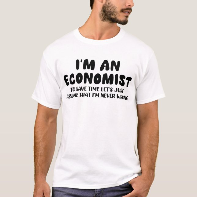 Je suis un t-shirt économiste (Devant)