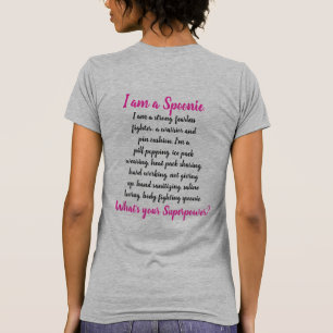 Je suis un T-shirt Gray Spoonie