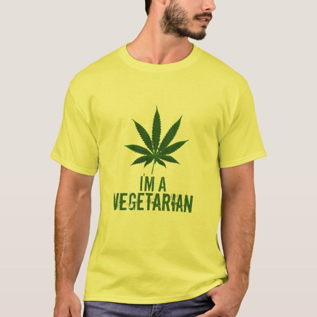 Je suis un T-shirt végétarien (Devant)