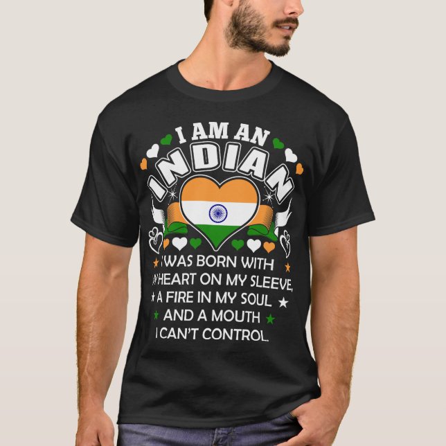 Je Suis Un Tshirt Indien (Devant)