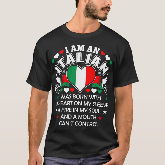 Je Suis Un Tshirt Italien (Devant)