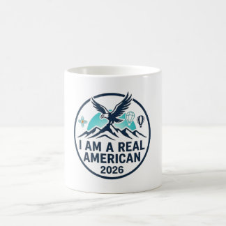 JE SUIS UN VÉRITABLE AMÉRICAIN TASSES 