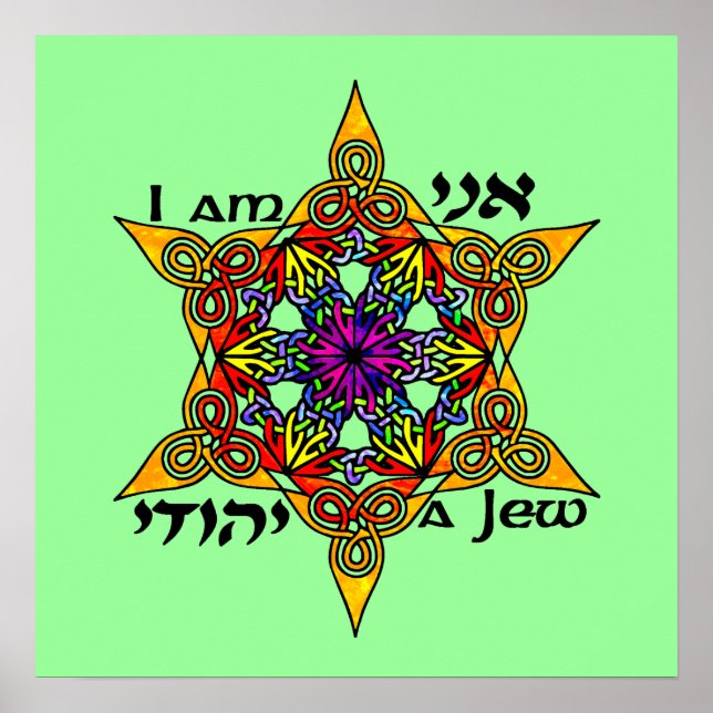 Je suis une affiche juive (Devant)