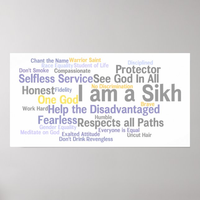 Je suis une affiche sikh (Devant)