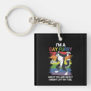 Je suis une Gay Furry Fox Rainbow Pride LGBTQ