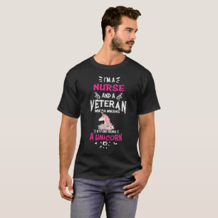 Je suis une infirmière et un T-shirt de vétéran
