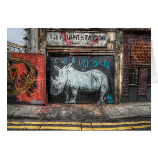 Je suis une licorne, graffiti de Shoreditch