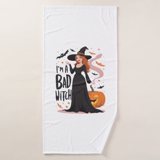 Je suis une mauvaise sorcière (Serviette de bain)