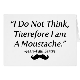 Je suis une moustache