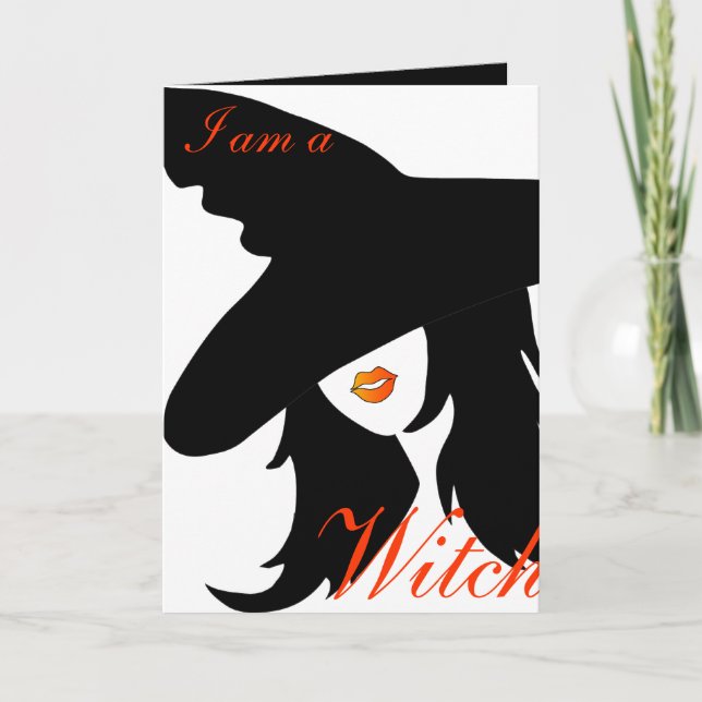 Je suis une sorcière mais je suis une carte femme (Devant)