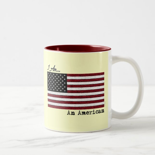 JE SUIS une tasse américaine (Droit)