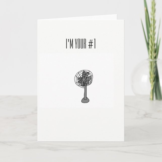 Je suis votre carte de fan du numéro 1 (Devant)