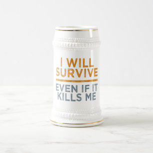 Je SURVIVRAI tasse - choisir style & couleur