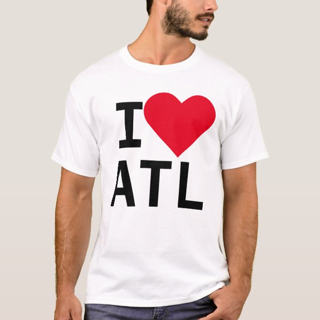 "Je T-shirt du coeur ATL" (Devant)