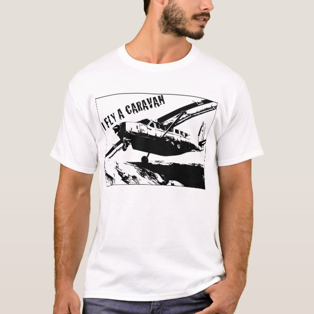 "JE T-shirt PILOTE CARAVANE" (Devant)