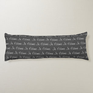 Je t taime pillow ich dich auf Französisch Liebe Seitenschläferkissen