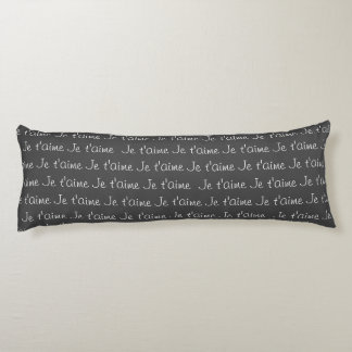 Je t taime pillow ich dich auf Französisch Liebe Seitenschläferkissen