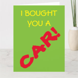 Je T'Ai Acheté Une Voiture ! Carte moyenne