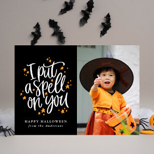 Je T'Ai Mis Un Spell Sur Un Carte photo D'Hallowee