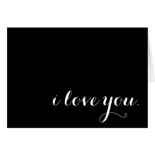 je t'aime. (Devant Horizontal)