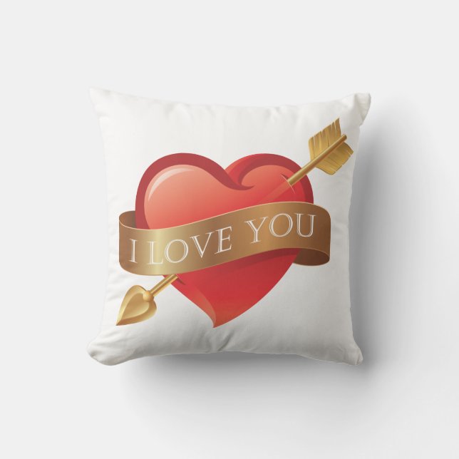 Je t'aime 7 Coussin de coeur (Recto)