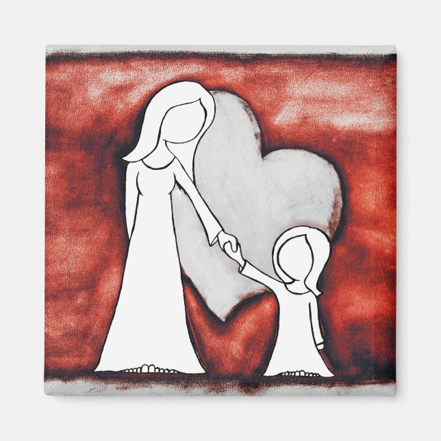 Je T'Aime Aimer Magnet (Devant)