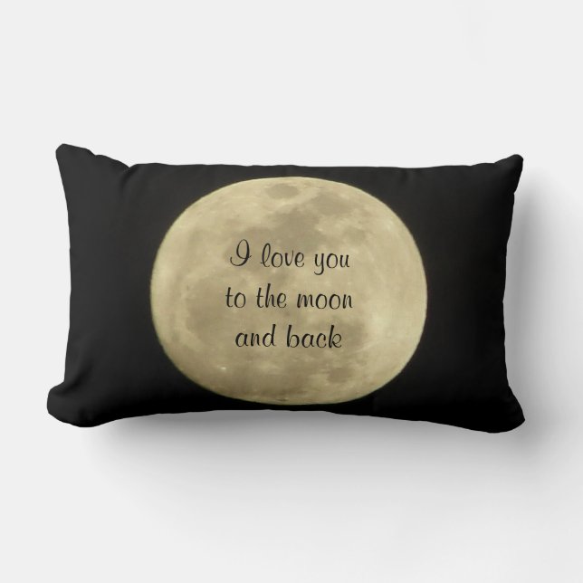 Je t'aime au coussin de lune et de dos (Recto)