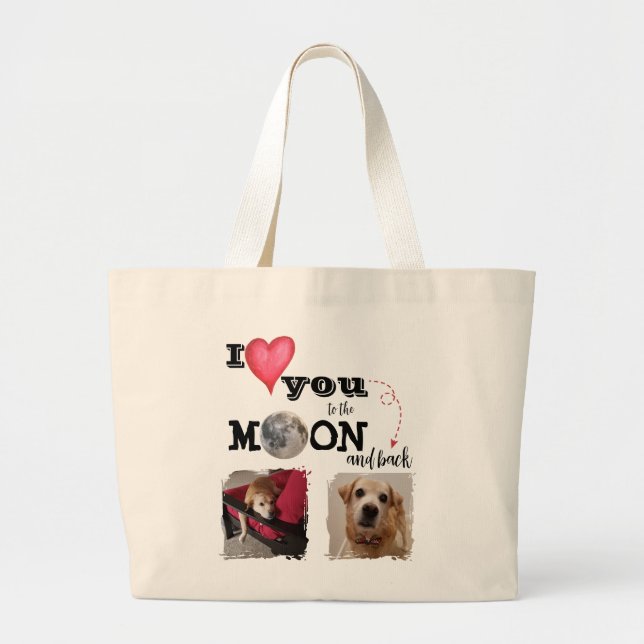 Je t'aime au Sac fourre-tout de la Lune (Devant)