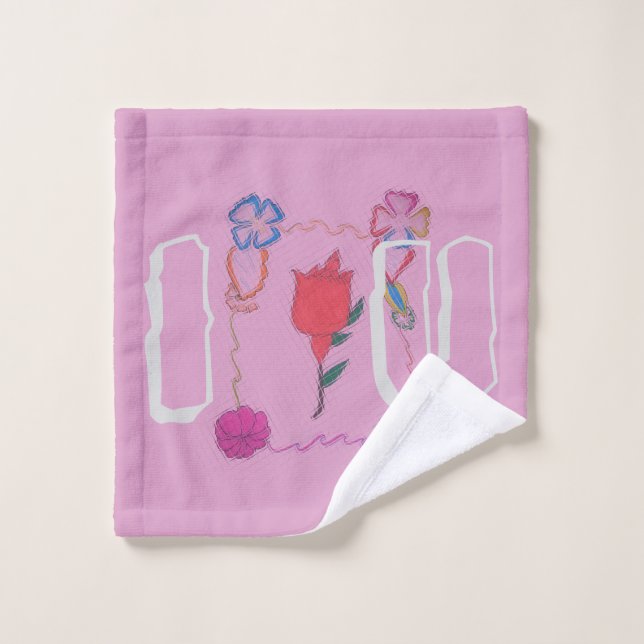 Je t'aime avec Compassion (Gant de toilette)