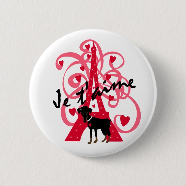 Je t'aime button (Vorderseite)