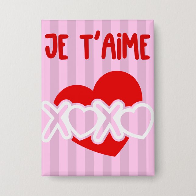 Je t'aime button (Vorderseite)