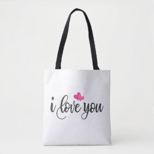 Je t'aime Calligraphie de Saint Valentin  Sac four