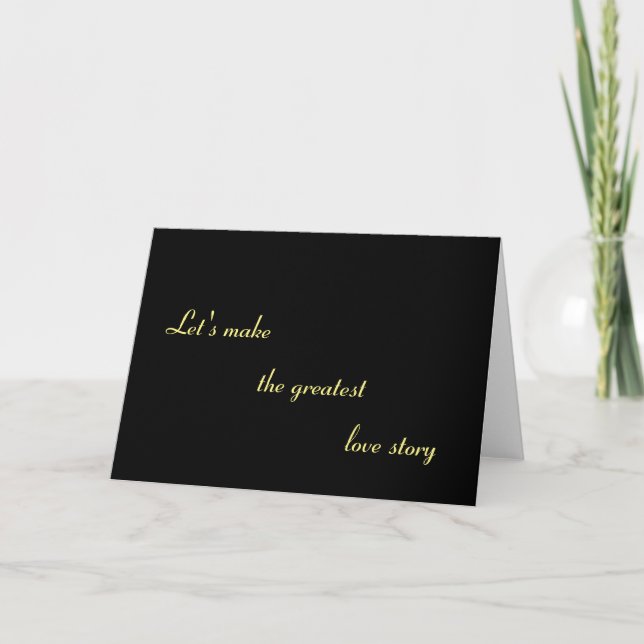 Je t'aime, carte (Devant)